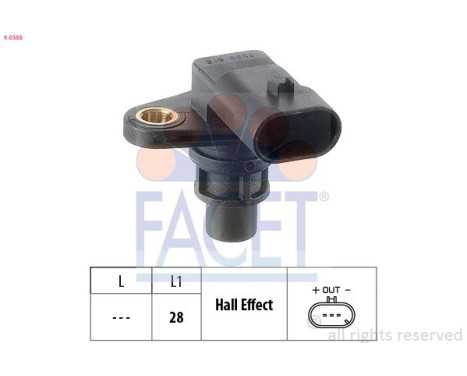 Sensor, camshaft position Made in Italy - OE Equivalent