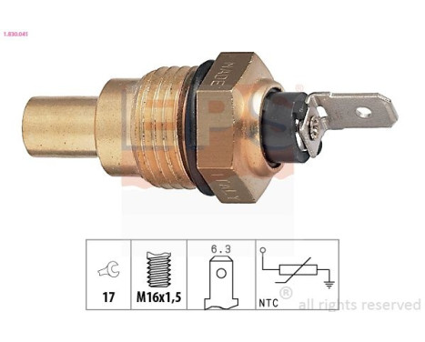 Sensor, coolant temperature Made in Italy - OE Equivalent 1.830.041 EPS Facet