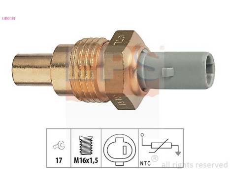 Sensor, coolant temperature Made in Italy - OE Equivalent 1.830.161 EPS Facet