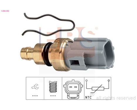 Sensor, coolant temperature Made in Italy - OE Equivalent 1.830.302 EPS Facet
