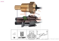 Sensor, coolant temperature Made in Italy - OE Equivalent 1.830.307 EPS Facet