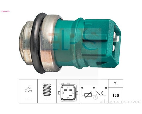Sensor, coolant temperature Made in Italy - OE Equivalent 1.830.550 EPS Facet