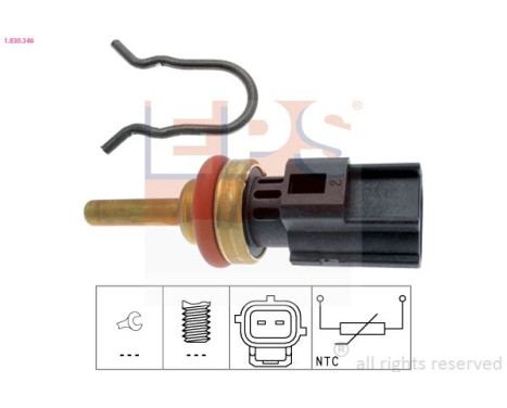 Sensor, coolant temperature Made in Italy - OE Equivalent 1830346 EPS Facet