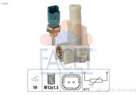 Sensor, coolant temperature Made in Italy - OE Equivalent 7.3233K Facet