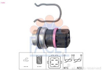 Sensor, coolant temperature Made in Italy - OE Equivalent 7.3353 Facet