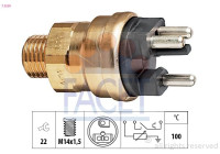 Sensor, coolant temperature Made in Italy - OE Equivalent 7.3529 Facet