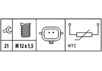 Sensor, coolant temperature