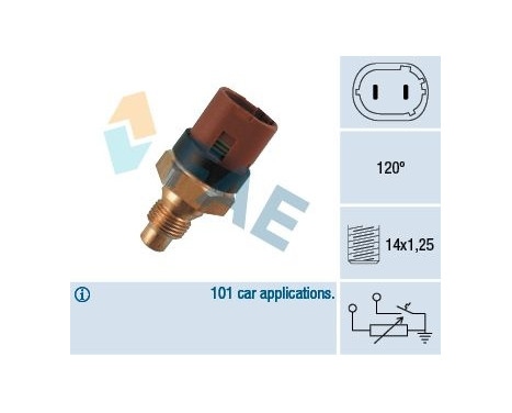 Sensor, coolant temperature