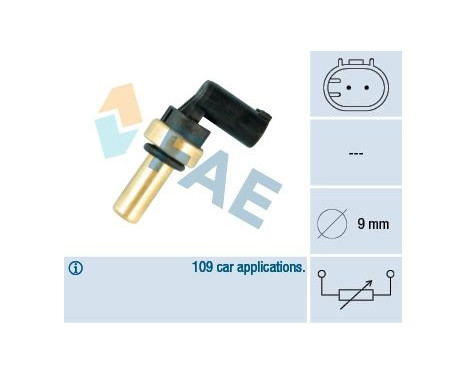 Sensor, coolant temperature