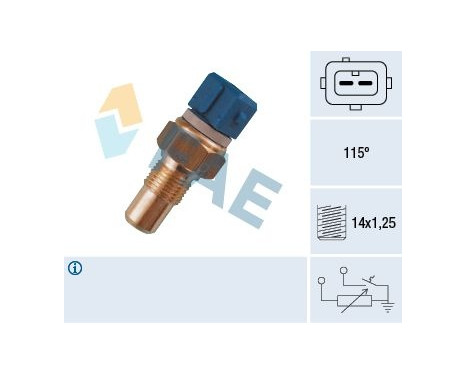 Sensor, coolant temperature