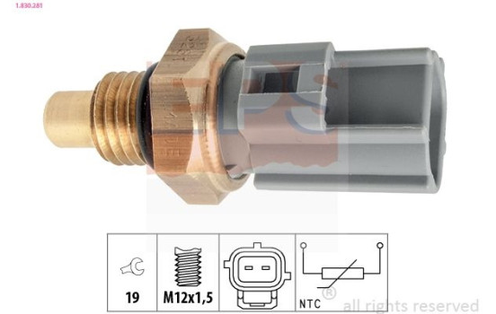 Sensor, fuel temperature Made in Italy - OE Equivalent 1.830.281 EPS Facet