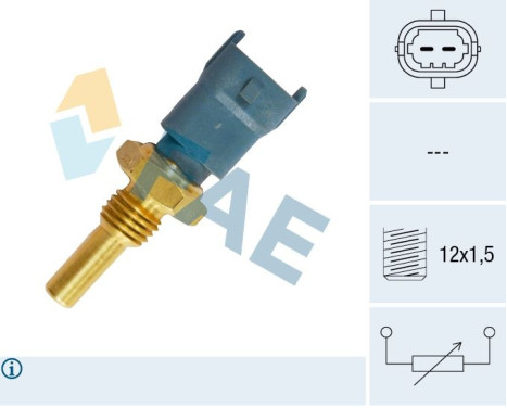 Sensor, fuel temperature