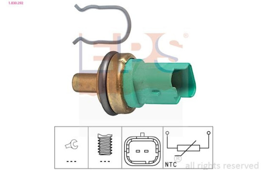 Sensor, oil temperature Made in Italy - OE Equivalent 1.830.292 EPS Facet