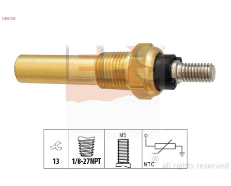Temperature sensor 1.830.135 EPS Facet