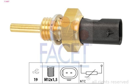 Temperature sensor 7.3407 Facet
