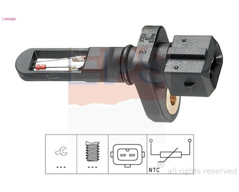 Sender Unit, intake air temperature Made in Italy - OE Equivalent 1.994.001 EPS Facet