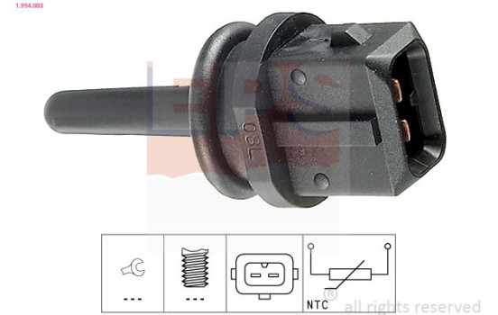 Sender Unit, intake air temperature Made in Italy - OE Equivalent 1.994.003 EPS Facet