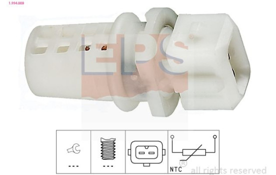 Sender Unit, intake air temperature Made in Italy - OE Equivalent 1.994.009 EPS Facet