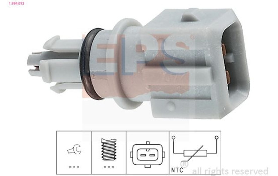 Sender Unit, intake air temperature Made in Italy - OE Equivalent 1.994.012 EPS Facet