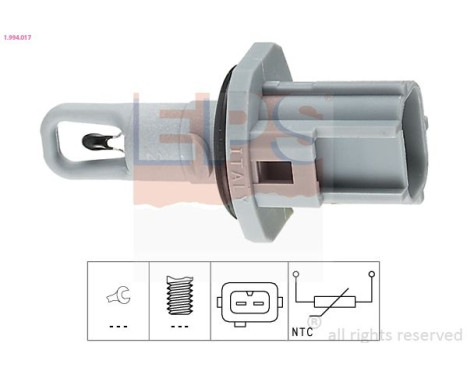 Sender Unit, intake air temperature Made in Italy - OE Equivalent 1.994.017 EPS Facet