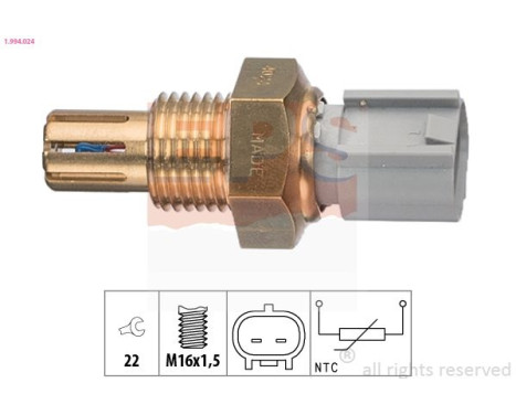 Sender Unit, intake air temperature Made in Italy - OE Equivalent 1.994.024 EPS Facet