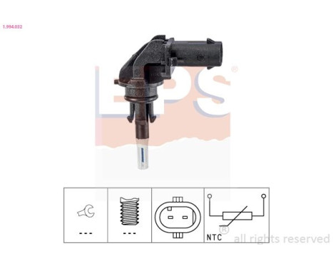 Sender Unit, intake air temperature Made in Italy - OE Equivalent 1.994.032 EPS Facet