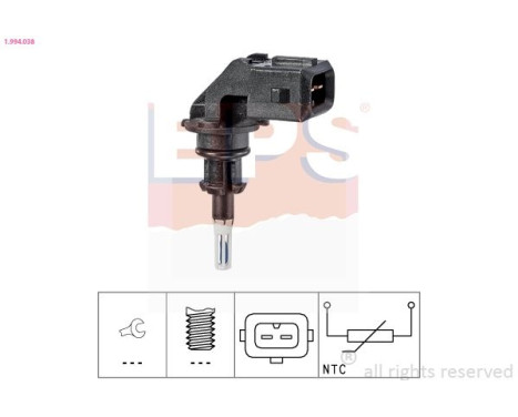 Sender Unit, intake air temperature Made in Italy - OE Equivalent 1.994.038 EPS Facet
