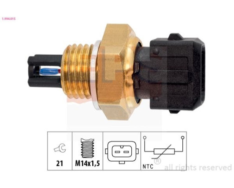 Sender Unit, intake air temperature Made in Italy - OE Equivalent 1994015 EPS Facet