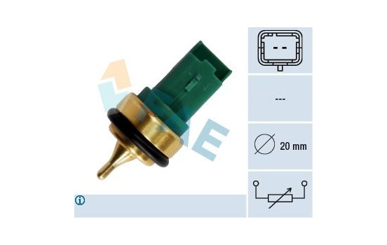 Sensor, coolant temperature