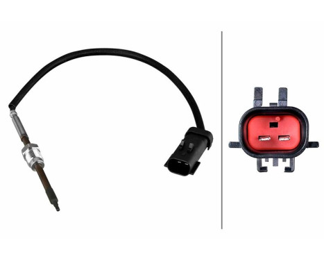 Sensor, exhaust gas temperature