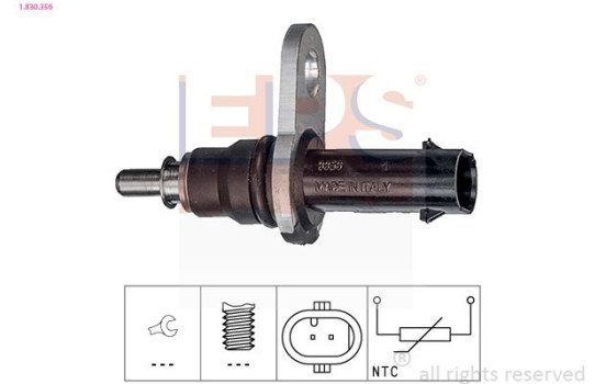 Sensor, fuel temperature Made in Italy - OE Equivalent 1.830.356 EPS Facet