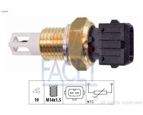 Sensor, intake air temperature Made in Italy - OE Equivalent 10.4016 Facet