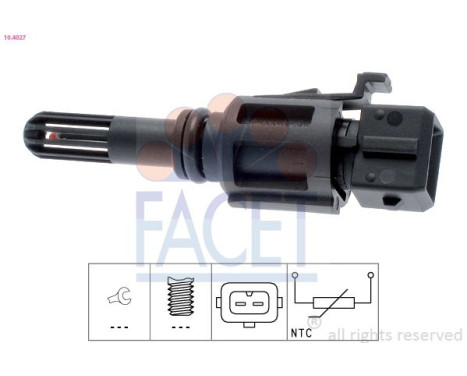 Sensor, intake air temperature Made in Italy - OE Equivalent 10.4027 Facet