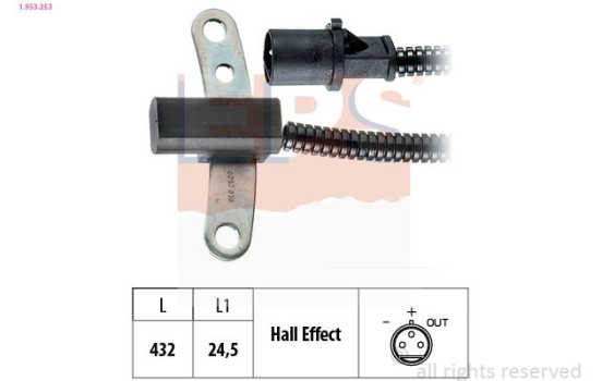 Crankshaft sensor 1.953.253 EPS Facet