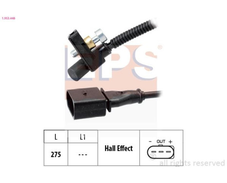 Crankshaft sensor 1.953.448 EPS Facet