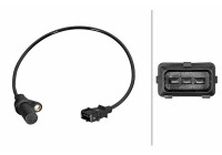 Crankshaft sensor 6PU 358 381-351 Hella