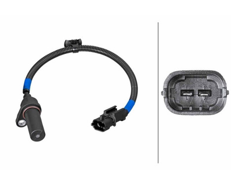 Crankshaft sensor 6PU 358 381-381 Hella