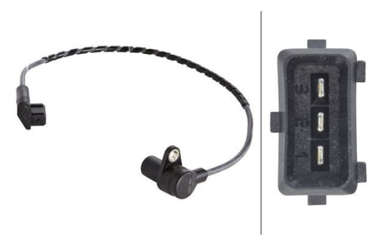 Sensor, crankshaft pulse 6PU 009 110-531 Hella