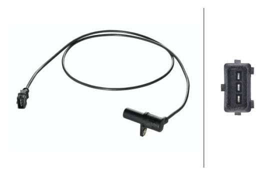 Sensor, crankshaft pulse 6PU 009 146-081 Hella