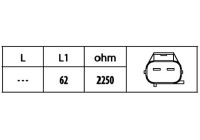 Sensor, crankshaft pulse 6PU 009 146-551 Hella