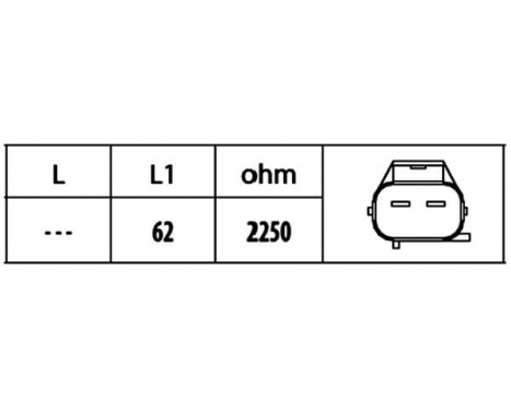 Sensor, crankshaft pulse 6PU 009 146-551 Hella