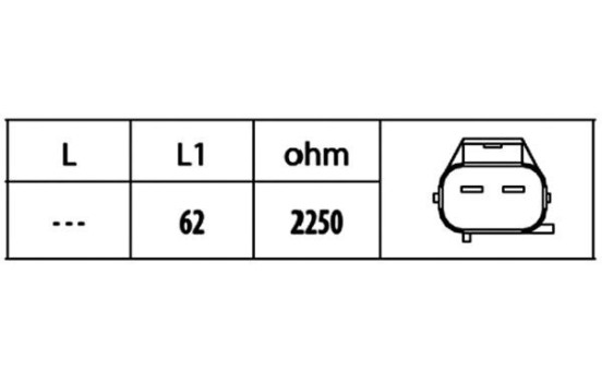 Sensor, crankshaft pulse 6PU 009 146-551 Hella