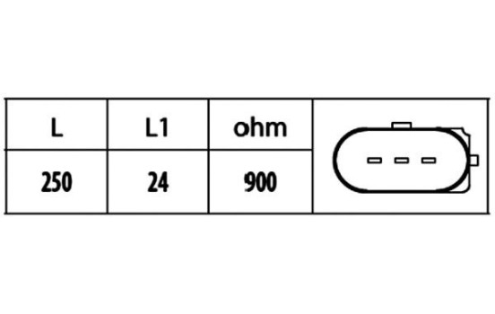 Sensor, crankshaft pulse 6PU 009 146-581 Hella