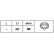 Sensor, crankshaft pulse 6PU 009 146-591 Hella