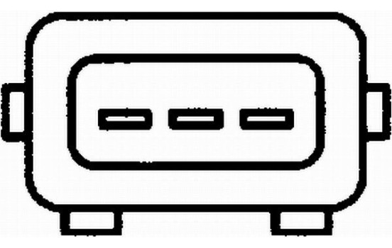 Sensor, crankshaft pulse 6PU 009 163-131 Hella