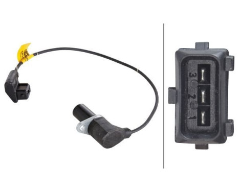 Sensor, crankshaft pulse 6PU 009 163-681 Hella