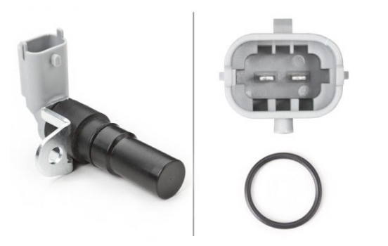 Sensor, crankshaft pulse 6PU 009 163-911 Hella