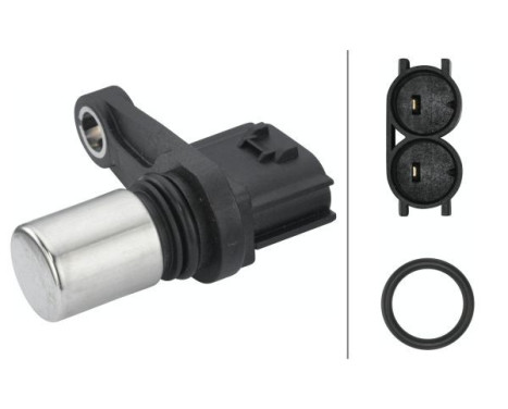 Sensor, crankshaft pulse 6PU 013 122-001 Hella