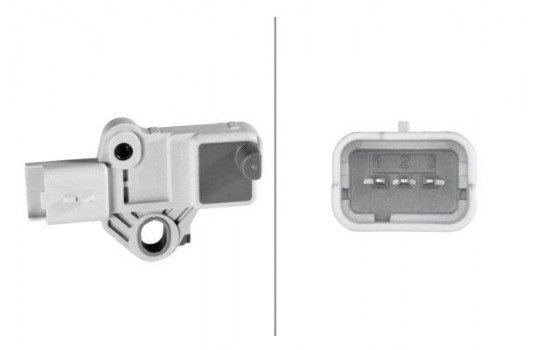 Sensor, crankshaft pulse 6PU 013 122-091 Hella