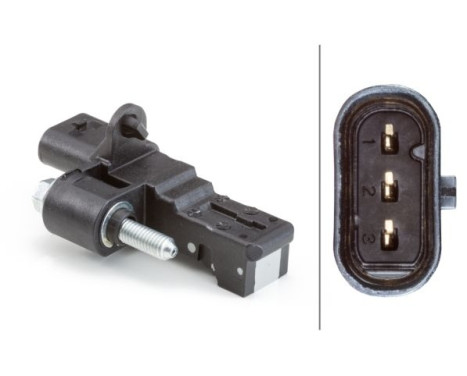 Sensor, crankshaft pulse 6PU 013 122-281 Hella